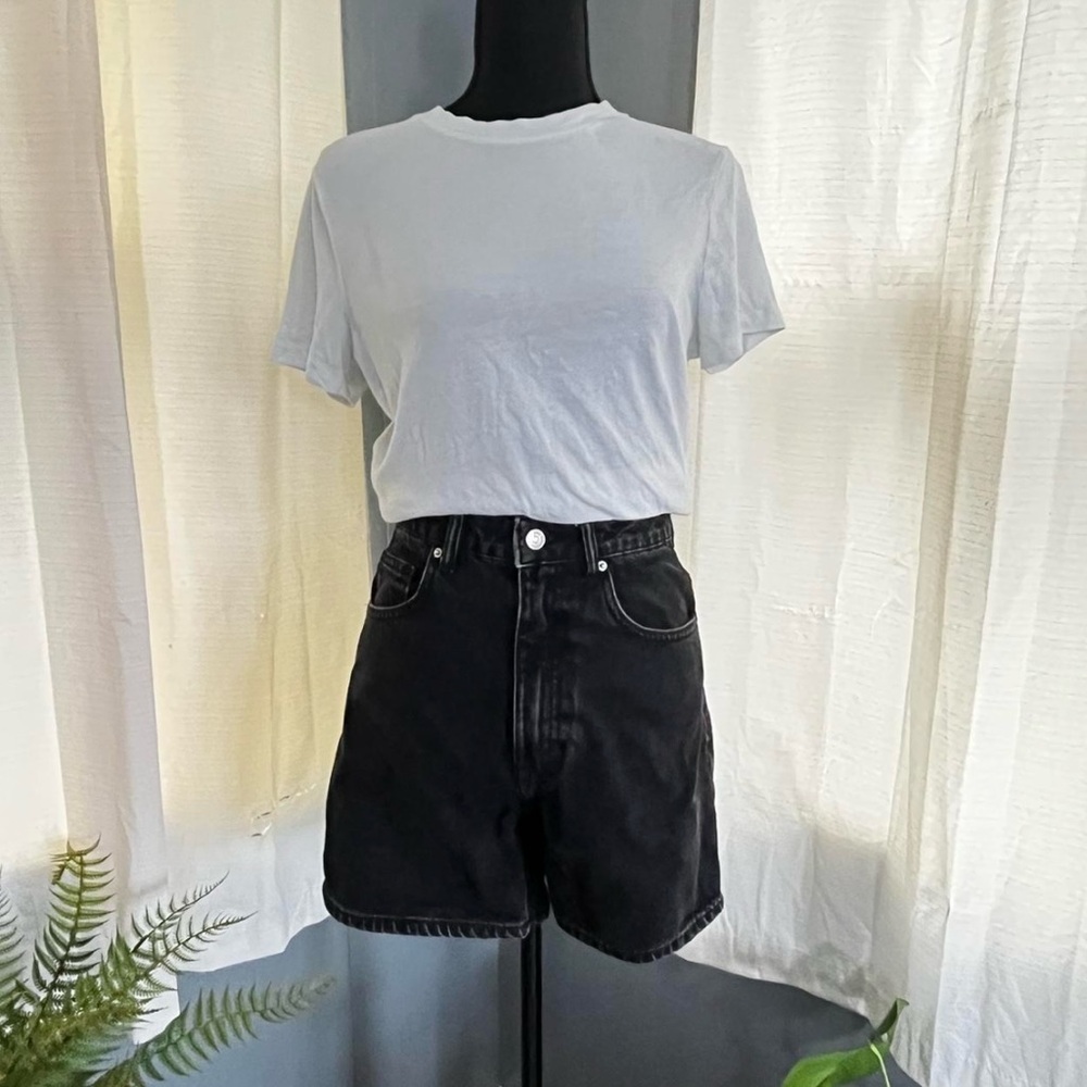 Zara Black Denim Shorts